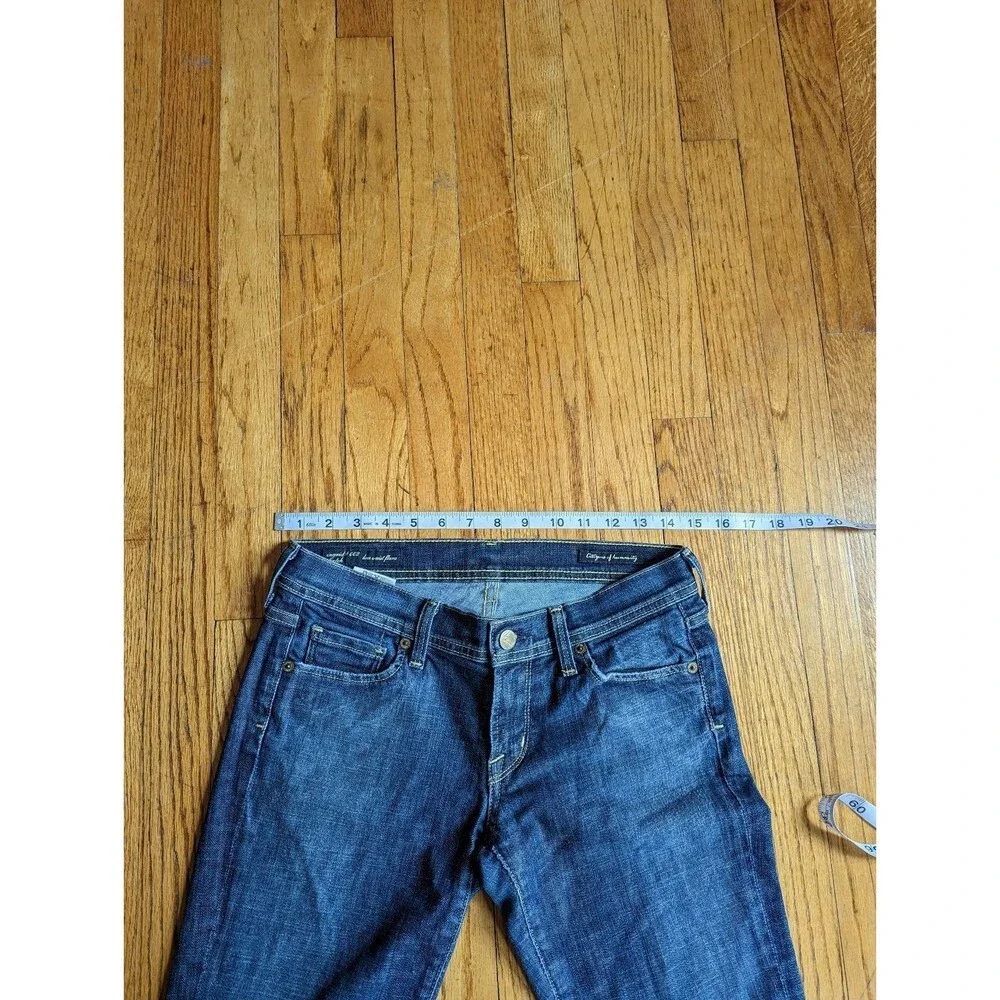 Citizens of Humanity Y2K Boho Size 27 Ingrid #002 Low Rise Flare Blue Jeans - Picture 5 of 9